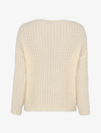Pull uni duveteux - Beige - 2
