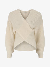Pull cache-coeur court - Beige - 1