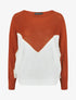 Pull motif V irisé - Rouille - 5