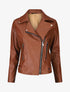 Perfecto droit uni en simili - Camel - 4