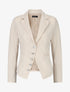 Blazer uni à boutons décoratifs - Beige - 5