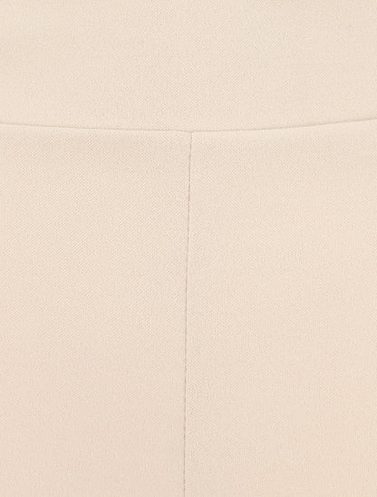 Short à pont taille empire - Beige - 3