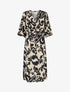Robe longue à taille élastiquée - Beige - 5