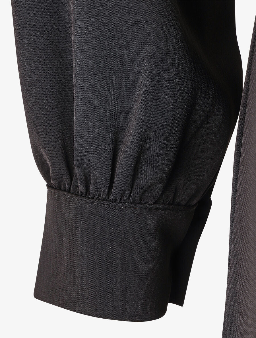 Robe courte élastiquée - Noir - 3