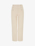 Pantalon fluide coupe droite - Beige - 5