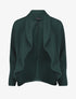 Blazer uni à bords ondulés - Vert sapin - 1