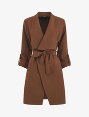 Trench droit mi-long - Marron - 1