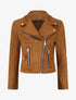 Veste style perfecto en suédine - Marron - 5
