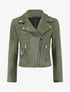 Veste style perfecto en suédine - Kaki - 1