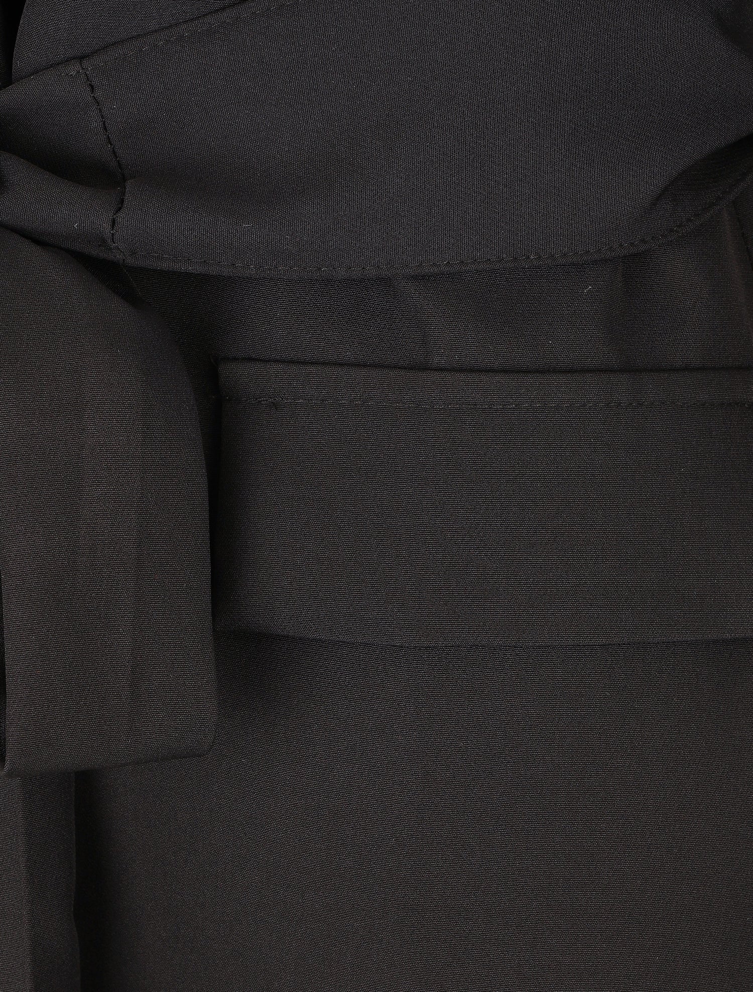 Blazer oversize ceinturé - Noir - 3