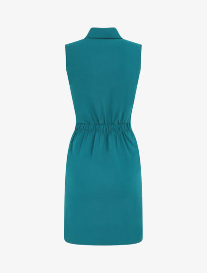 Robe droite effet jean - Bleu canard - 2