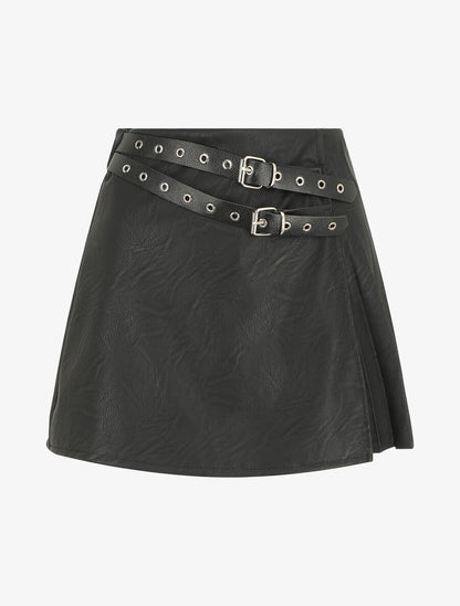 Short en simili trompe l&