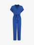 Combinaison unie fluide - Bleu roi - 5