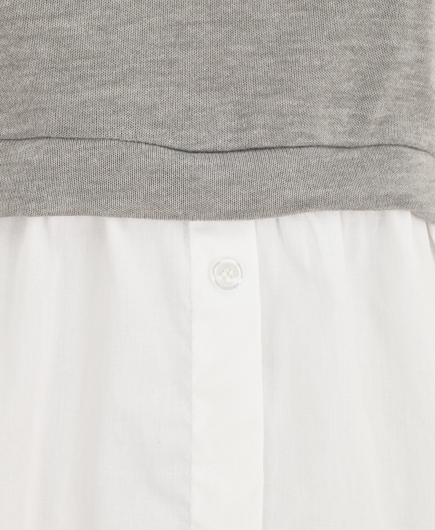 Pull à chemise en trompe l&