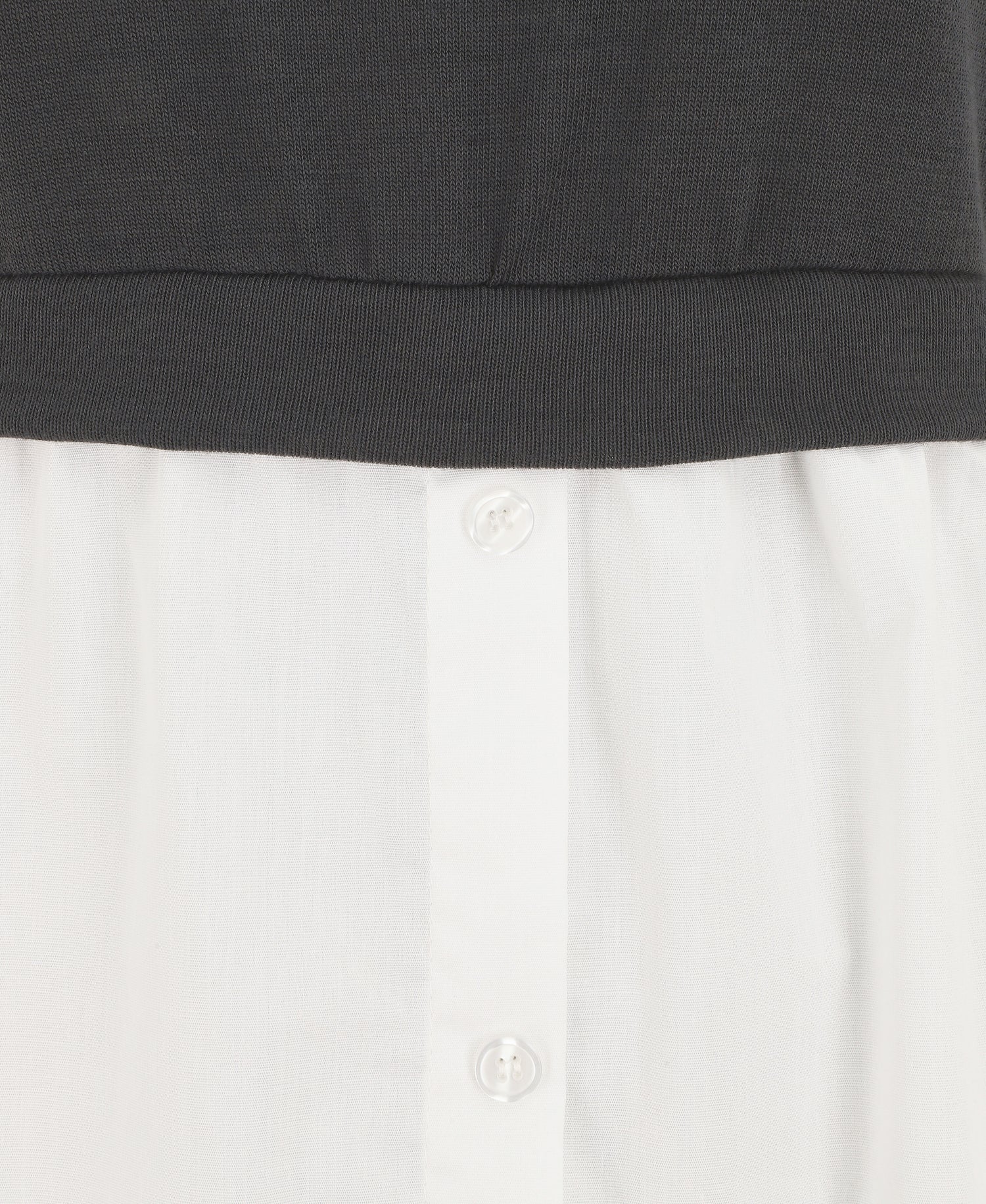 Pull à chemise en trompe l&