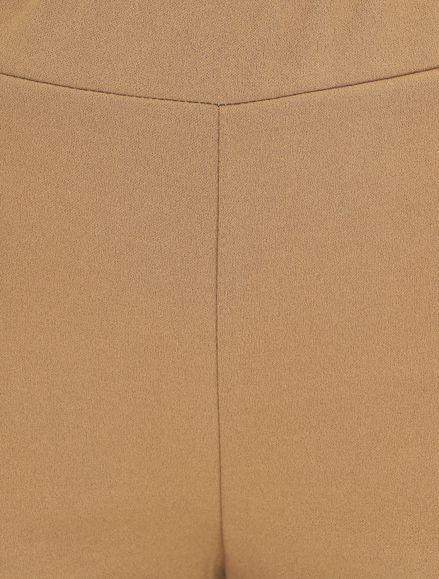 Pantalon fluide uni - Camel - 3