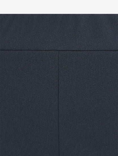 Pantalon fluide uni - Marine - 3