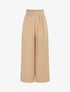 Pantalon ample à taille élastiquée - Beige - 5