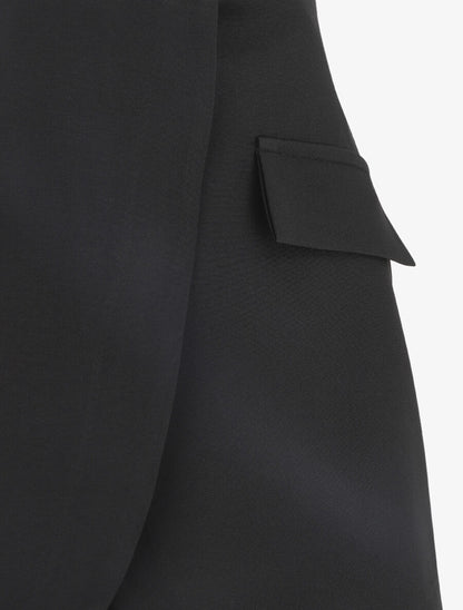 Short style jupe portefeuille - Noir - 3
