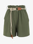 Short uni coupe droite - Kaki - 1