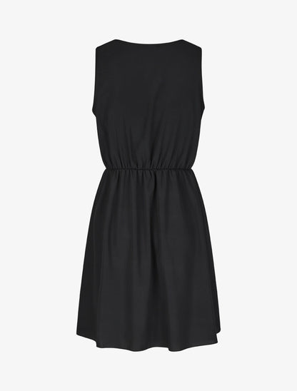 Robe courte sans manches à chaîne - Noir - 2