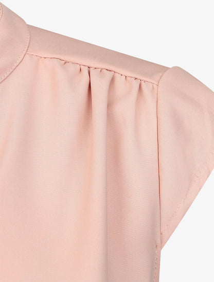 Top uni sans manches à chaîne - Rose - 3