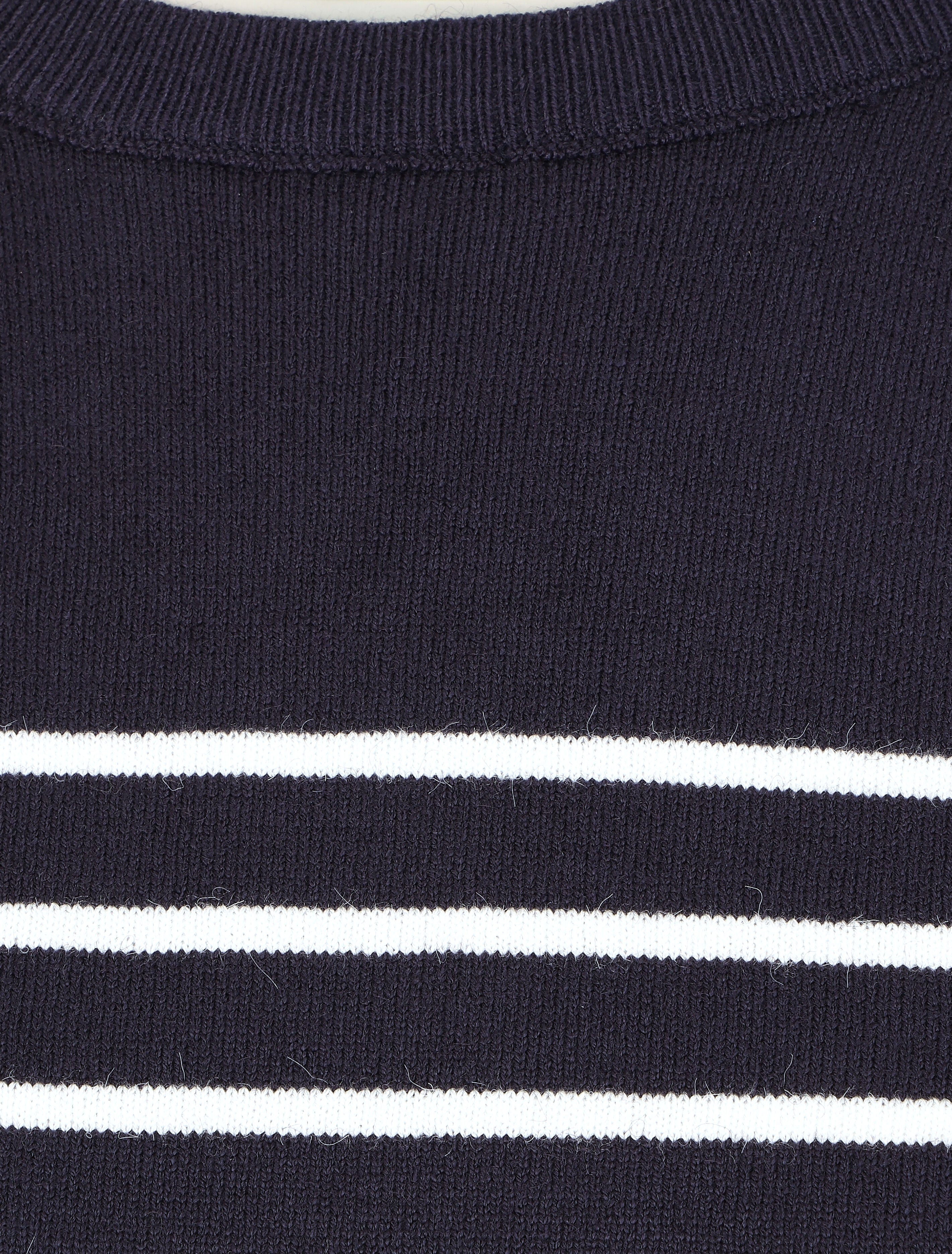 Pull marinière manches longues - Marine - 3