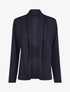 Blazer fin uni coupe droite - Marine - 4
