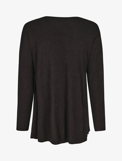 Ensemble gilet et t-shirt bicolore - Noir - 2