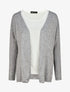Ensemble gilet et t-shirt bicolore - Gris clair - 1