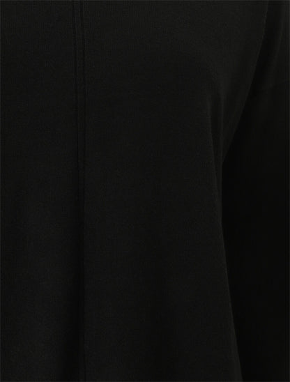 Pull fin uni classique - Noir - 3