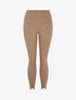 Pantalon à pont à bords fendus - Camel - 1