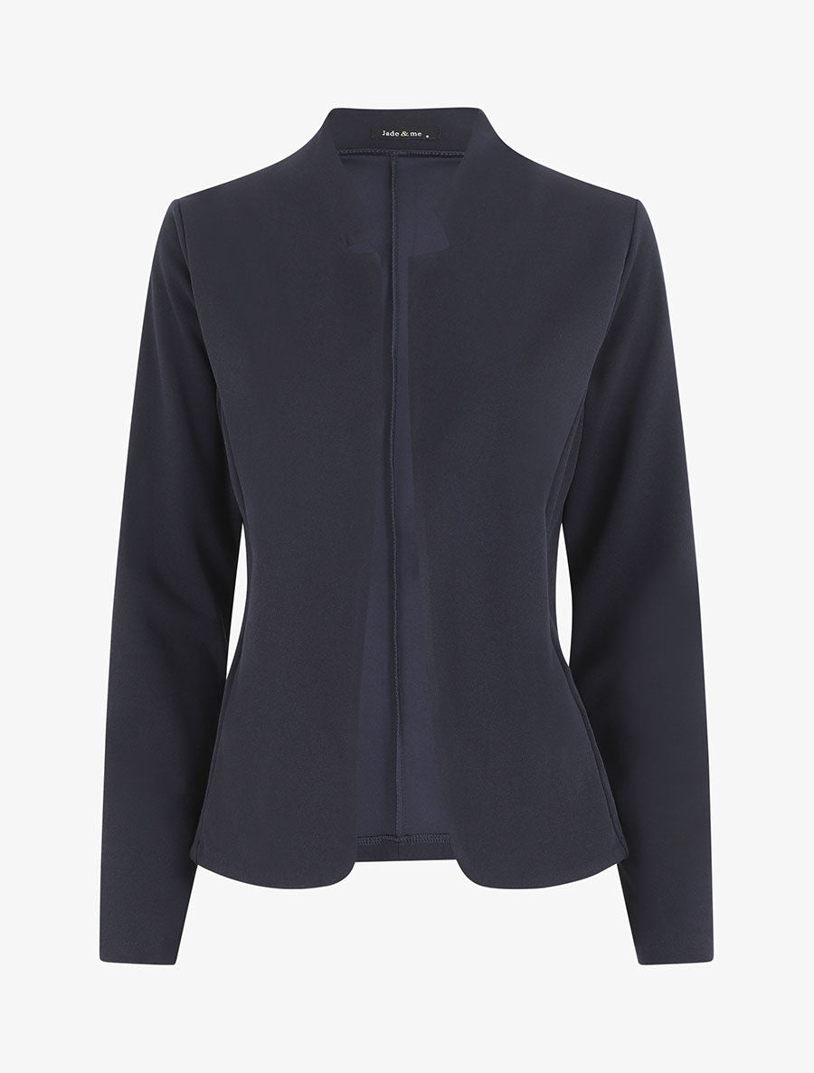 Veste classique coupe droite - Marine - 4