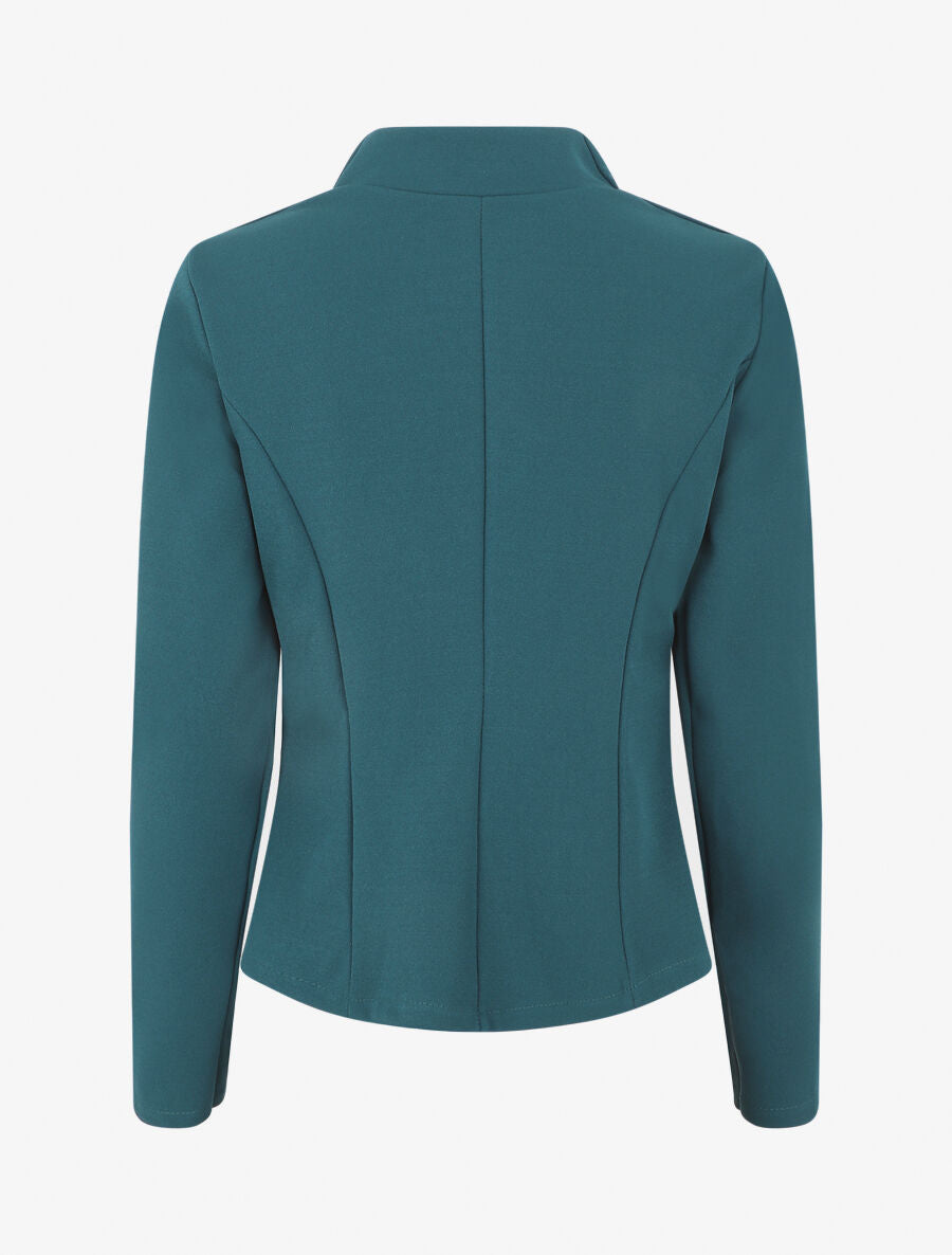 Veste classique coupe droite - Bleu canard - 2