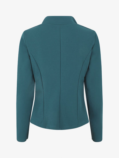 Veste classique coupe droite - Bleu canard - 2