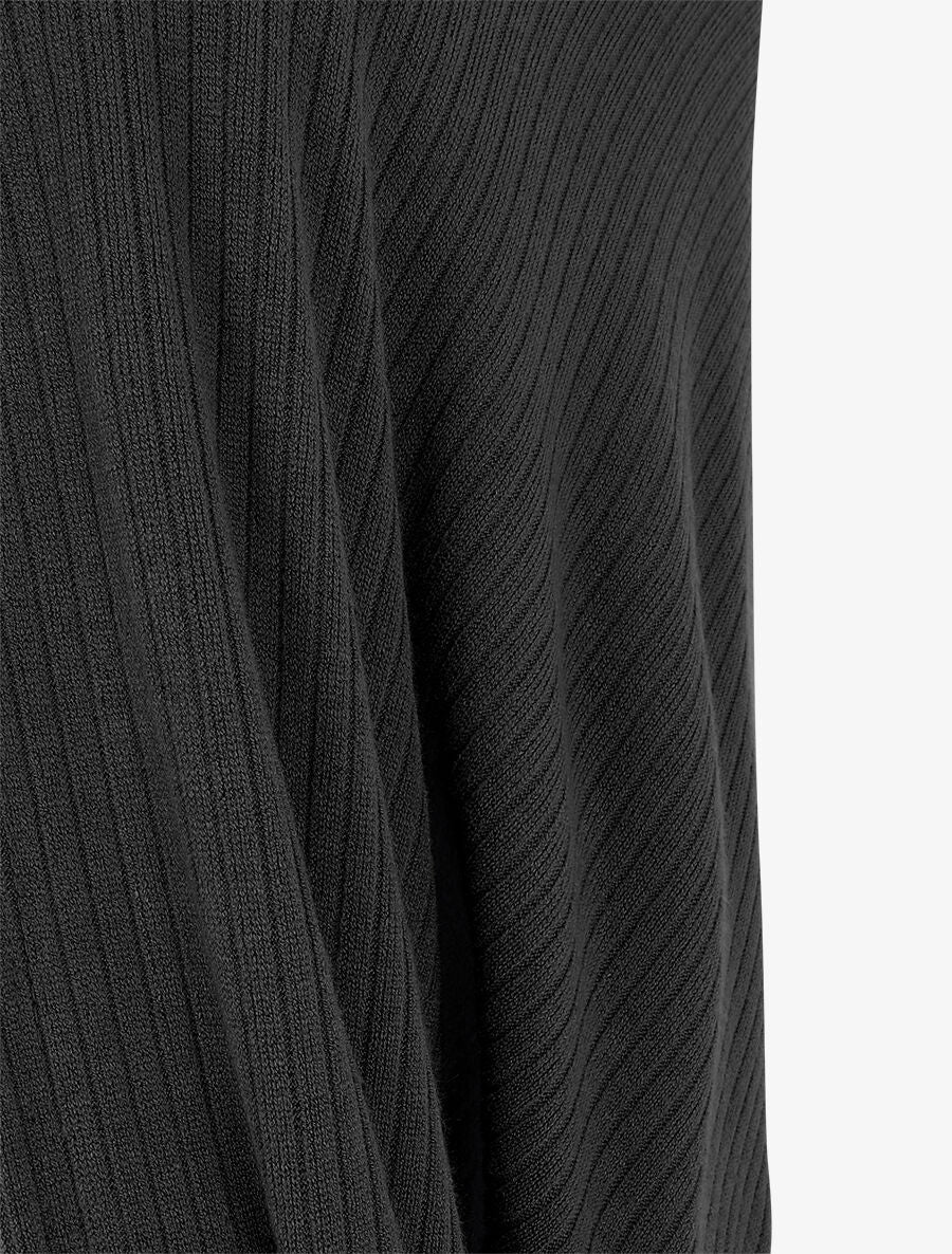 Gilet style cape - Noir - 3