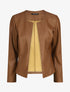 Veste classique en simili - Camel - 1