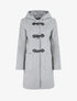 Duffle coat long coupe droite - Gris - 1
