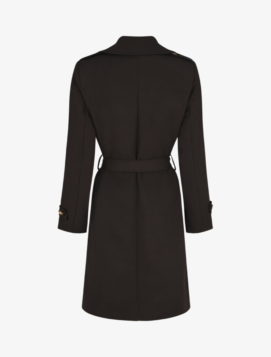Trench uni coupe oversize - Noir - 2