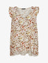 Blouse imprimé fleurs des champs - Écru - 1