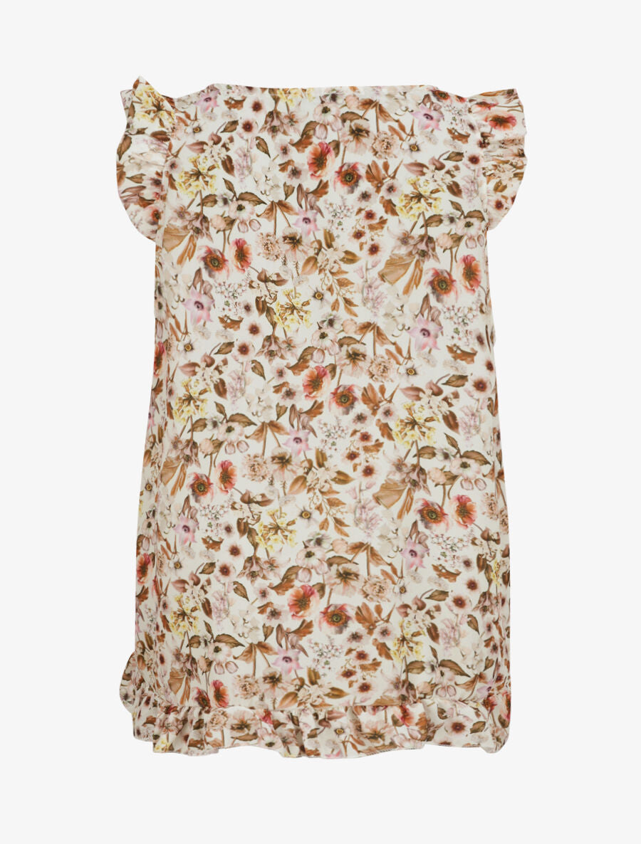 Blouse imprimé fleurs des champs - Écru - 2