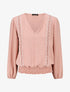 Top élastiqué à crochet - Rose - 4