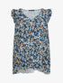 Blouse imprimé fleurs des champs - Bleu - 1