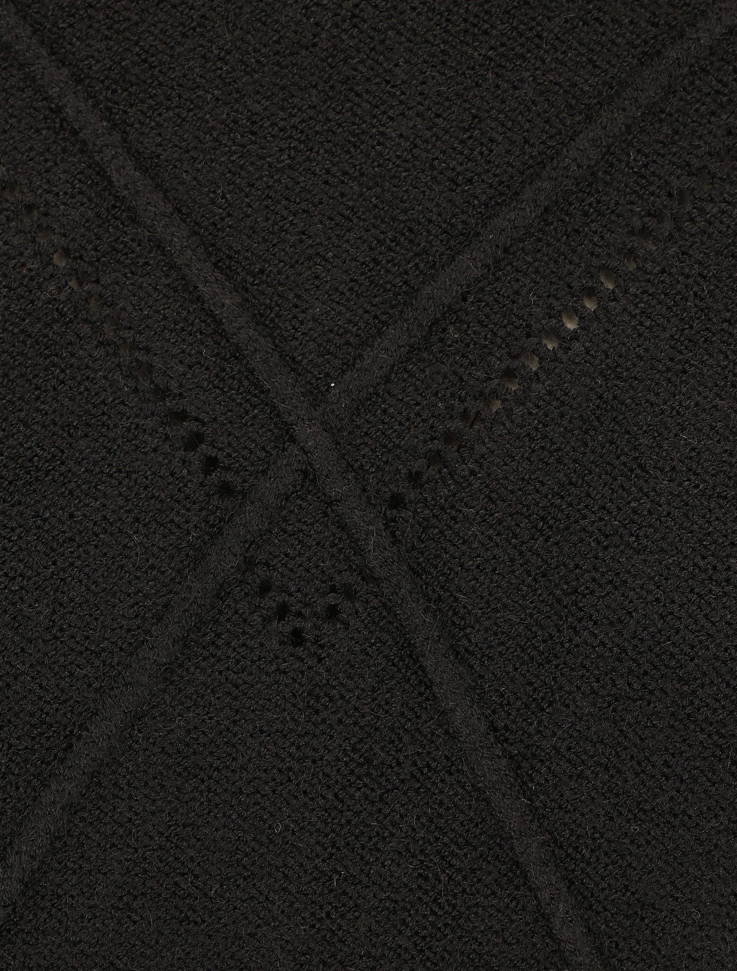 Pull ample col roulé - Noir - 3