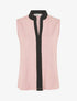 Top sans manches droit irisé - Rose - 1