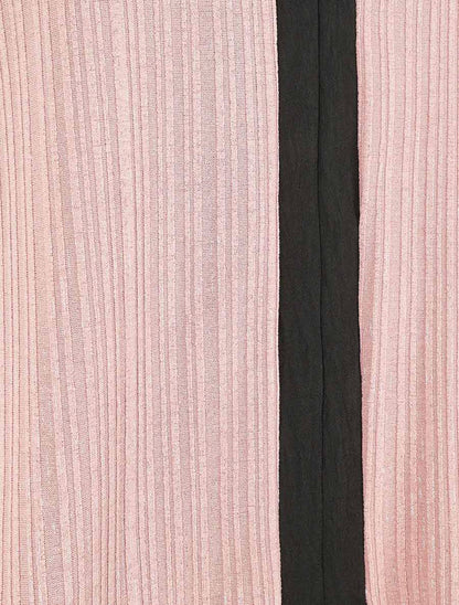 Top sans manches droit irisé - Rose - 3