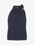 Top en voile sans manches - Marine - 1
