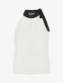 Top en voile sans manches - Blanc - 1