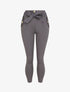Pantalon 7/8 coupe slim à poches décoratives - Gris foncé - 1