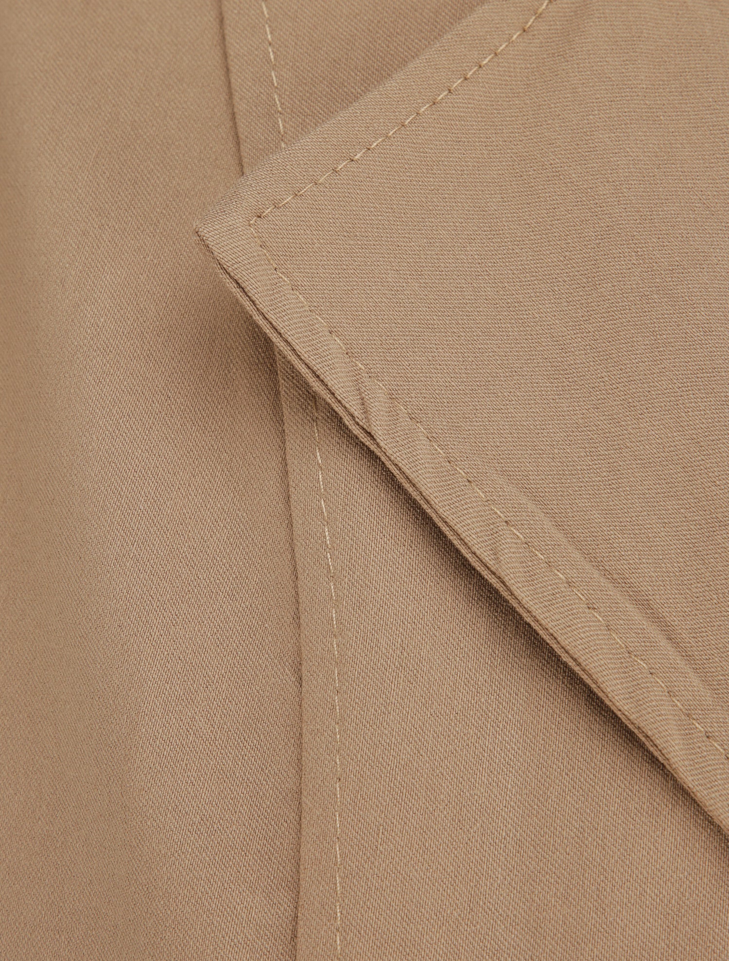 Robe courte coupe ajustée style tailleur - Taupe - 3